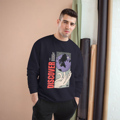 Discover the World Champion Sweatshirt - Unisex Travel-Inspired Sweatshirt