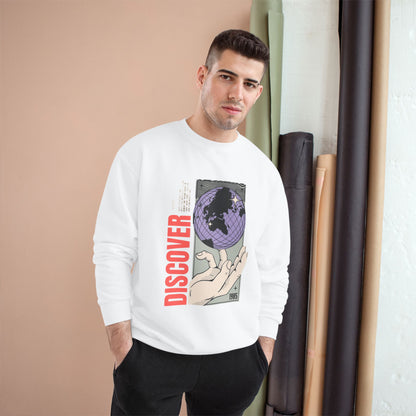 Discover the World Champion Sweatshirt - Unisex Travel-Inspired Sweatshirt
