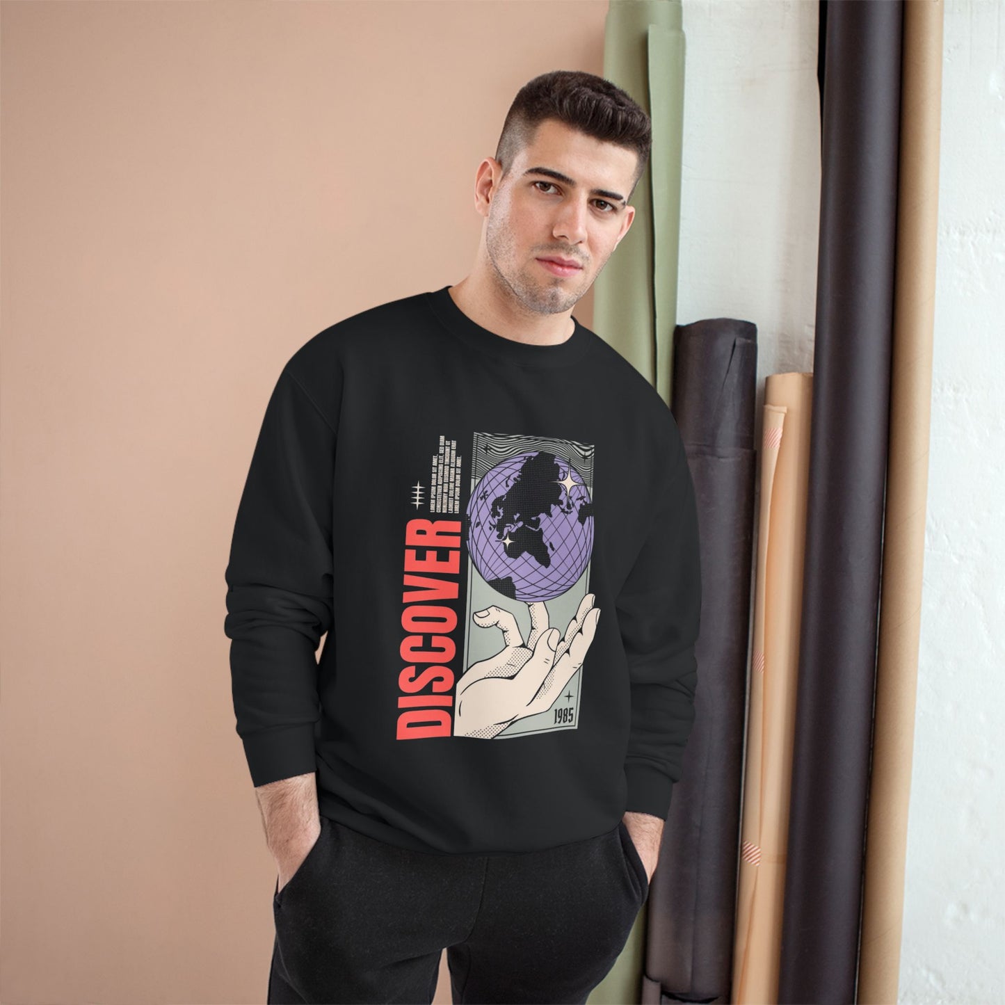 Discover the World Champion Sweatshirt - Unisex Travel-Inspired Sweatshirt