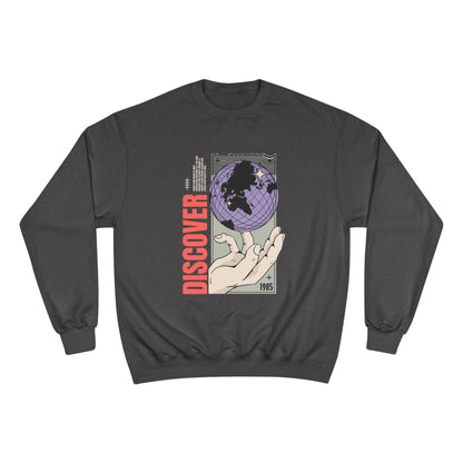 Discover the World Champion Sweatshirt - Unisex Travel-Inspired Sweatshirt