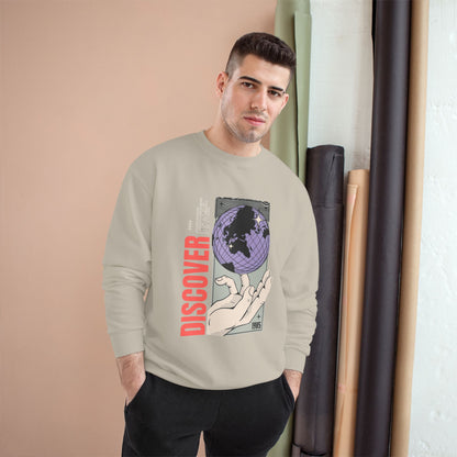 Discover the World Champion Sweatshirt - Unisex Travel-Inspired Sweatshirt