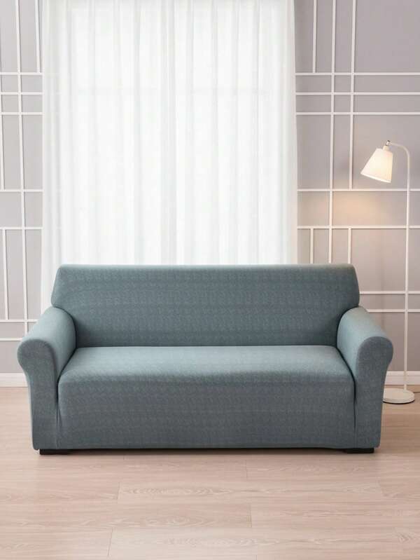1pc Minimalist Stretch Sofa Cover, Made Of Milk Silk, All-In-One Elastic Design, Machine Washable, Pet-Friendly Sofa Protector, Fits Single To 4-Seater Sofas, Suitable For Living Room, Bedroom, Dining Area