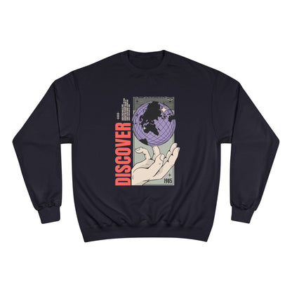 Discover the World Champion Sweatshirt - Unisex Travel-Inspired Sweatshirt