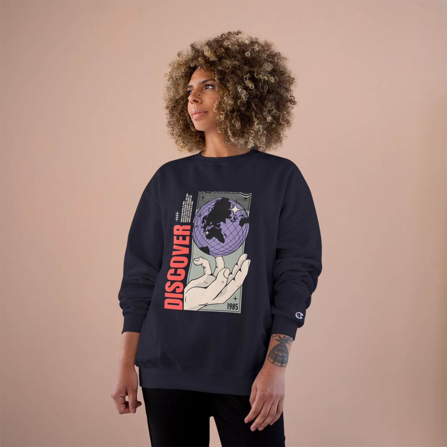 Discover the World Champion Sweatshirt - Unisex Travel-Inspired Sweatshirt